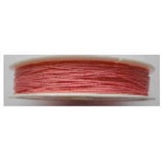 0.5mm Nylon Cord pink. Price per 25 metres