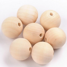 8mm Round Wooden Bead