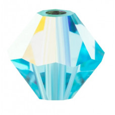 50 pack 3mm Preciosa Bicones Aqua Bohemica AB