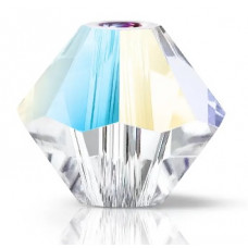 50 pack 3mm Preciosa Bicones Crystal Glitter