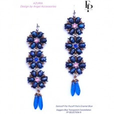 Free Pattern - Azuria Earrings