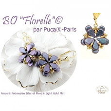 Free Pattern - Florelle Earrings