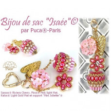 Isaee Bag Charm Kit Cherry