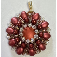 Les Perles par Puca Regence Pendant Kit Garnet