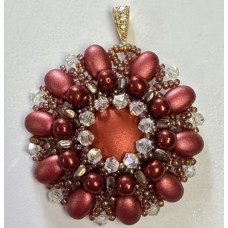 Les Perles par Puca Regence Pendant Kit Garnet