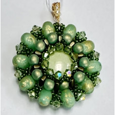 Les Perles par Puca Regence Pendant Kit Light Green Ceramic Look