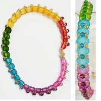 Les Perles par Puca Modesty Bracelet Kit Matte Rainbow Les Perles par Puca Modesty Bracelet Kit Matte Rainbow