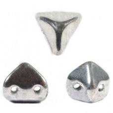 10 grams 2 hole Super Kheops Silver 00030 27000
