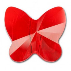 5754  8mm Butterfly Beads Light Siam 2 pack