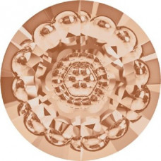 12 mm Swarovski 1681 Vision Stone Light Peach Foiled