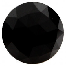 2072 10mm Swarovski Rose Cut Jet 2 pack