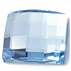 2493 20mm Aquamarine Foiled 