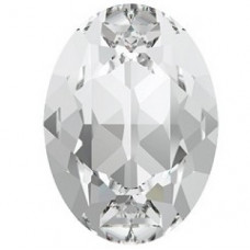 4120 18x13mm Swarovski pointed back Oval Crystal Foiled