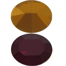 4120 25x18mm Swarovski pointed back Oval Garnet Gold Foiled 4120 25x18mm Swarovski pointed back Oval Garnet Gold Foiled