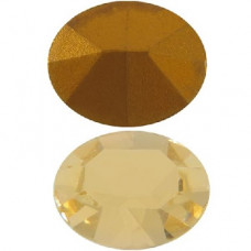 4120 25x18mm Swarovski pointed back Oval Jonquil Gold Foiled 4120 25x18mm Swarovski pointed back Oval Jonquil Gold Foiled