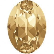 4120 18x13mm Swarovski pointed back Oval Light Colorado Topaz Foiled 4120 18x13mm Swarovski pointed back Oval Light Colorado Topaz Foiled
