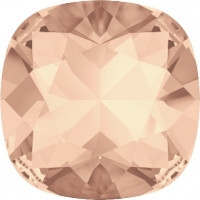 4470 10mm Square Fancy Stone Light Peach Foiled