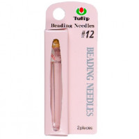 2 Pack Size 12 Long Tulip Beading Needles