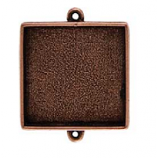 31mm Copper Plated Nunn Design Double Loop Square Bezel