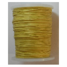 1mm Cotton Cord in yellow. Price per 10 metres